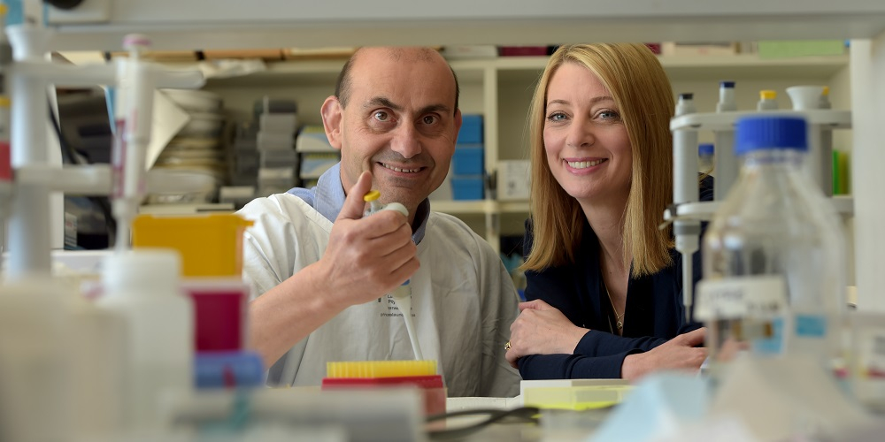 The Women's senior scientist Dr Harry Georgiou and Dr Megan Di Quinzio