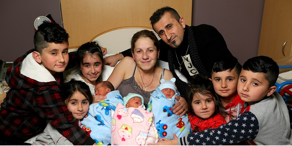 The Yacoub family welcomed triplets this week